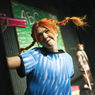 Pippi i pivglad form.