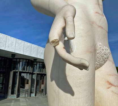 Museet fik fingeren.