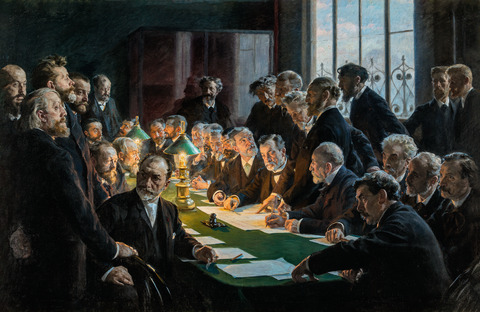 P.S. Krøyer: Komiteen for den franske kunstudstilling i København.