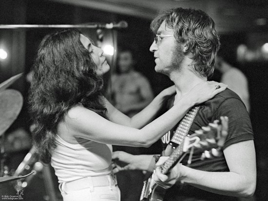 Yoko Ono og John Lennon